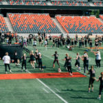 Women participating in the Woman's Training Camp at TD Place