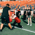 Women participating in the Woman's Training Camp at TD Place