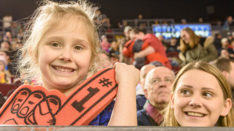 fans at a 67s game