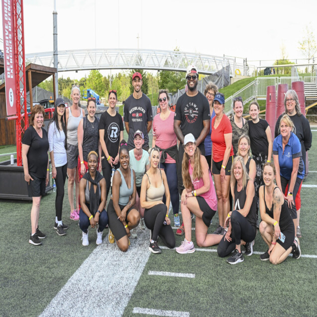 Participants in the closing photo at Women's Training Camp
